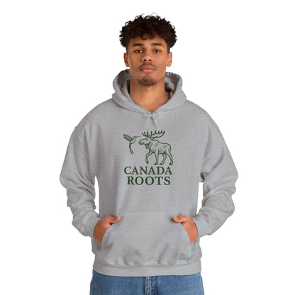 Canada Roots Moose Hoodie – Vintage Canadian Nature Pullover