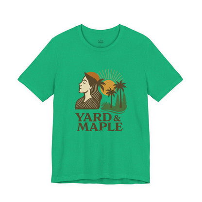 Yard & Maple Graphic Tee, Nature Inspired Unisex Shirt, Outdoor Lover Gift, Summer Vibes, Casual Wear, Vacation Essentials