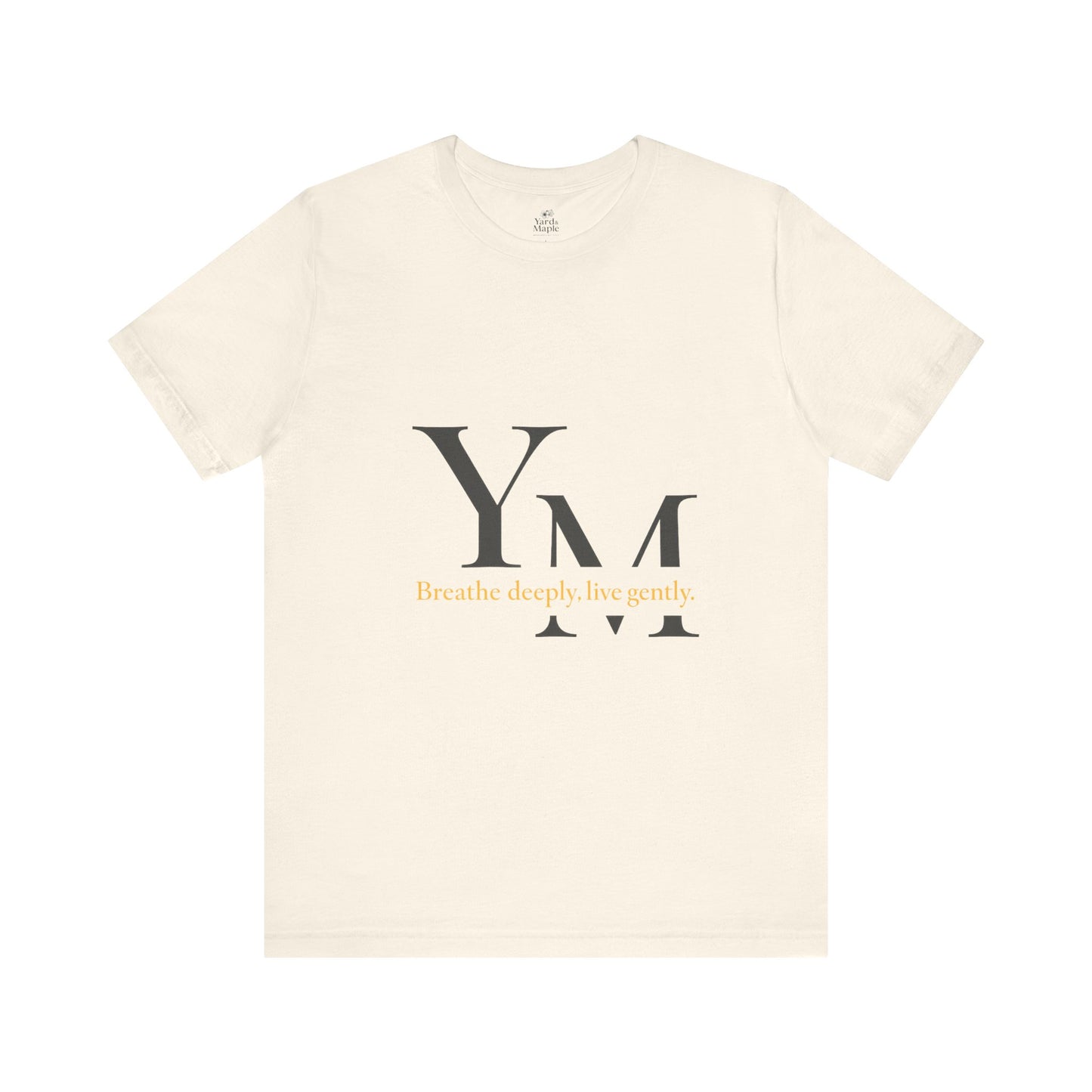 Unisex Inspirational Quote Tee - Breathe Deeply, Relaxed Fit Shirt for Mindfulness, Yoga, Gifts for Her & Him, Casual Wear, Everyday Comfort