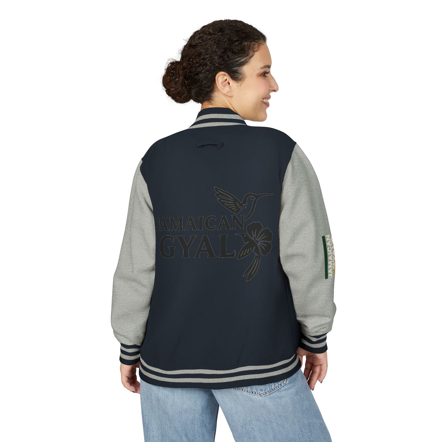 Unisex Heavyweight Letterman Jacket with Oak Leaf Design, Stylish Sports Jacket, Gift for College Students, Casual Attire, Fall [...]