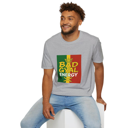 Rasta Vibes T-Shirt | Bad Gyal Energy | Unisex Graphic Tee, Casual Wear, Festival Apparel, Gift for Him/Her, Summer Style