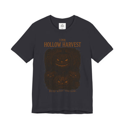 Halloween Themed Unisex Jersey Tee, Spooky Pumpkin Shirt, Fall Fashion Tee, Harvest Festival Shirt, Halloween Gift Idea