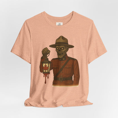 Halloween Horror Graphic Tee, Unisex Short Sleeve Shirt, Spooky Costume, Retro Graphic, Perfect for Halloween Parties, Dark Humor Apparel