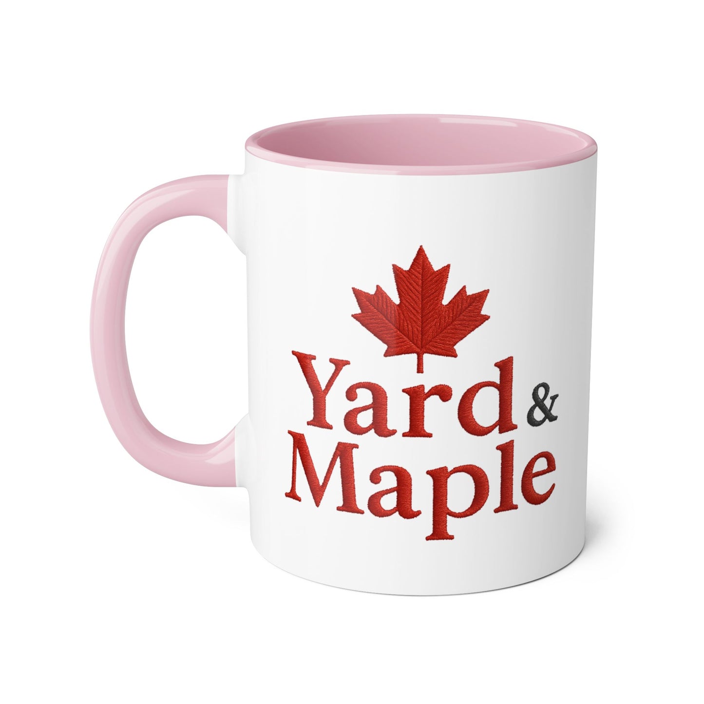 Maple Leaf Accent Mug, Cozy Coffee Cup for Fall, Unique Gift for Thanksgiving, Perfect for Canadians, Seasonal Drinkware