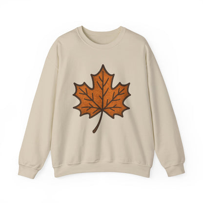 Autumn Leaf Sweatshirt | Unisex Cozy Crewneck | Fall Fashion, Thanksgiving Gift, Seasonal Style, Layering Essential