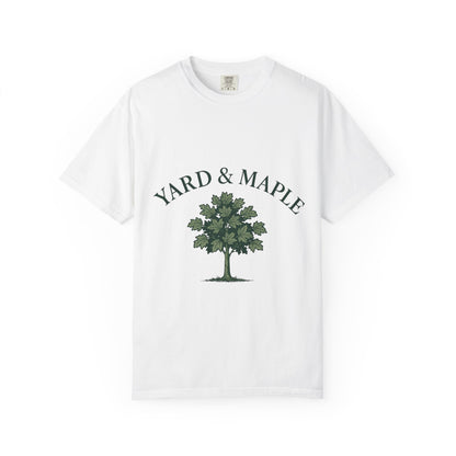 Yard & Maple Garment-Dyed T-Shirt for Nature Lovers, Comfortable Unisex Tee, Perfect for Casual Outings, Gifts for Tree Enthusiasts, [...]