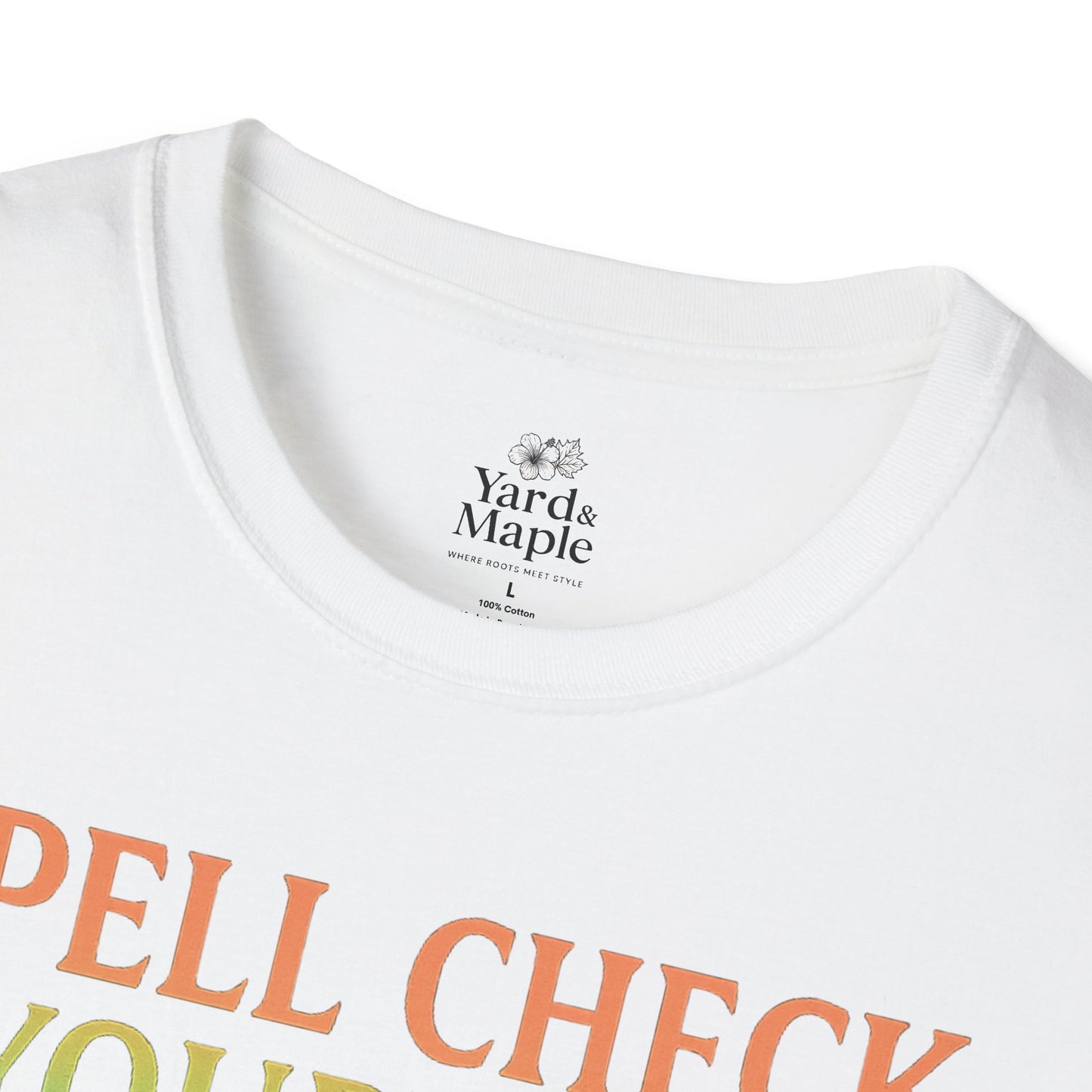 Spell Check Yourself Graphic Tee, Unisex Witch T-Shirt, Halloween Humor Top, Casual Witchy Apparel, Perfect for Spell Lovers