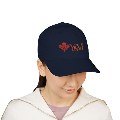 Organic Embroidered Baseball Cap - Canada Inspired, Stylish Sun Protection, Gifts for Nature Lovers, Outdoor Adventures, Everyday Wear