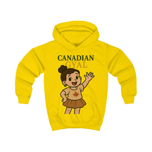 Canadian Gyal Kids Hoodie | Cute Childrens Sweatshirt for Everyday Wear, Gifts, Birthdays, Parties, and More!