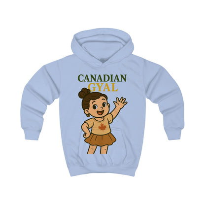 Canadian Gyal Kids Hoodie | Cute Childrens Sweatshirt for Everyday Wear, Gifts, Birthdays, Parties, and More!