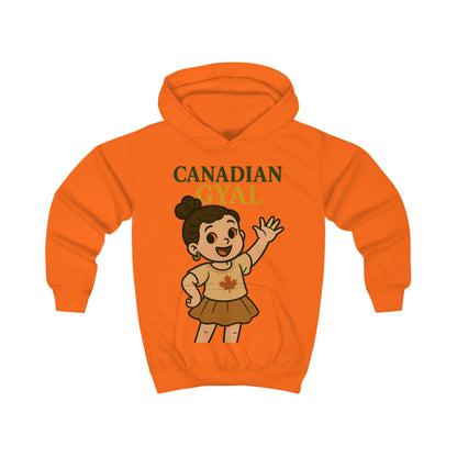 Canadian Gyal Kids Hoodie | Cute Childrens Sweatshirt for Everyday Wear, Gifts, Birthdays, Parties, and More!