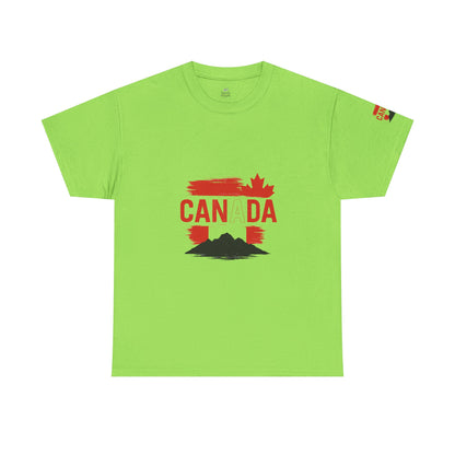 Canada Graphic Tee, Unisex Cotton Shirt, Canada Pride Apparel, Travel Souvenir Gift, Canadian Heritage Clothing