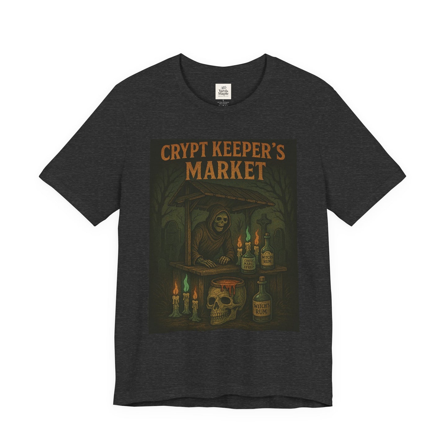 Crypt Keeper's Market Tee, Unisex Halloween Shirt, Spooky Graphic T-Shirt, Perfect for Horror Fans, Alternative Summer Clothing, [...]