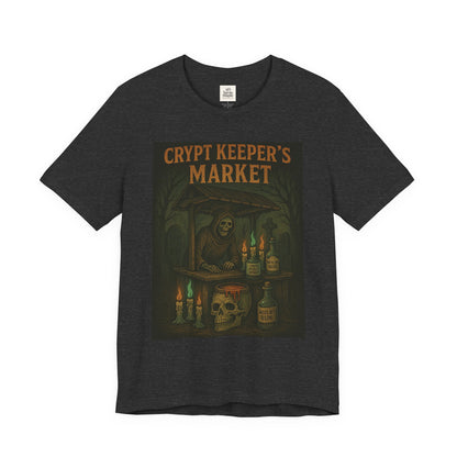 Crypt Keeper's Market Tee, Unisex Halloween Shirt, Spooky Graphic T-Shirt, Perfect for Horror Fans, Alternative Summer Clothing, [...]