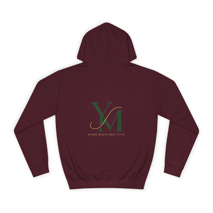 Cozy Unisex College Hoodie - Yard & Maple, Casual Wear, Student Gift, Outdoor Activity Sweater, Fall Fashion