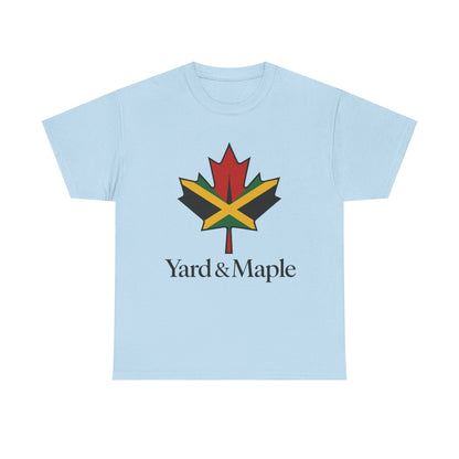 Yard & Maple Unisex Heavy Cotton Tee | Jamaican Pride, Canada Love, Streetwear, Gift for Him/Her, Summer Vibes