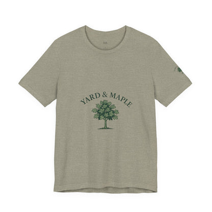Yard & Maple Unisex Tee, Nature Lover T-Shirt, Eco-Friendly Apparel, Gift for Tree Huggers, Casual Everyday Wear