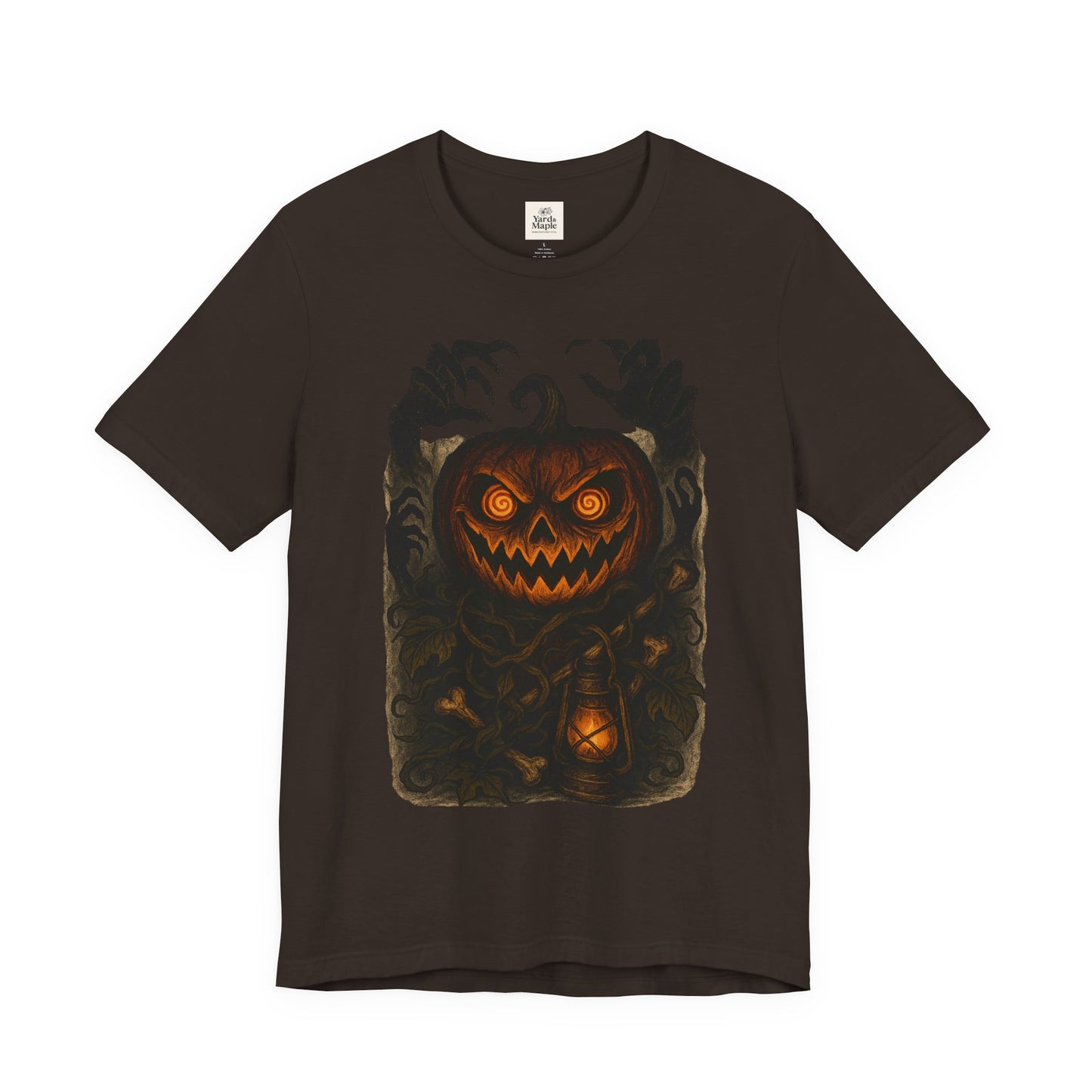 Halloween Pumpkin Tee, Unisex Jersey Short Sleeve Shirt, Fall Festival Apparel, Spooky T-Shirt, Trick or Treat Gift, Autumn Vibes