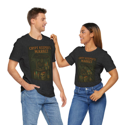 Crypt Keeper's Market Tee, Unisex Halloween Shirt, Spooky Graphic T-Shirt, Perfect for Horror Fans, Alternative Summer Clothing, [...]