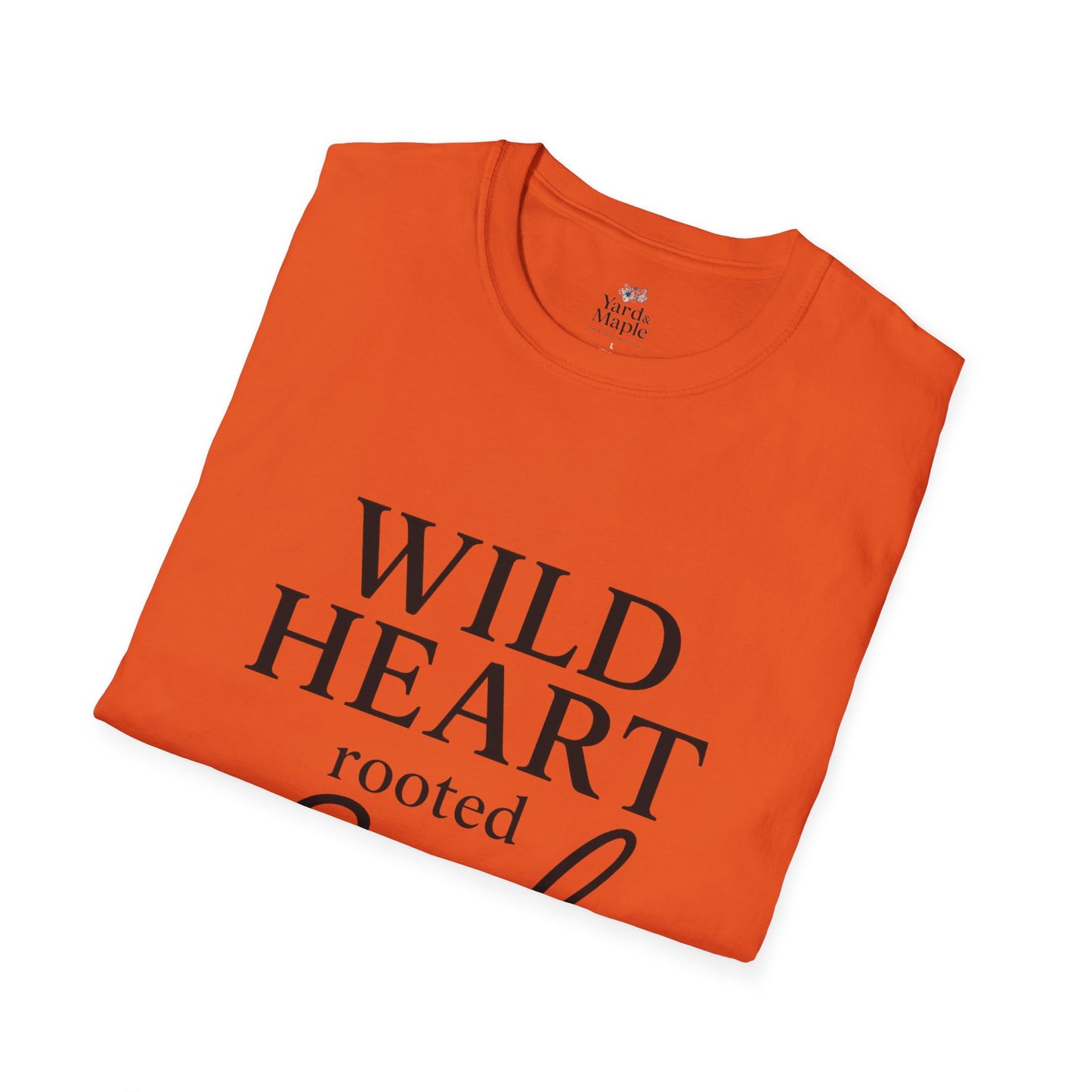 Wild Heart Unisex Softstyle T-Shirt | Inspirational Tee, Gift for Nature Lovers, Casual Wear, Birthday Gift, Boho Style