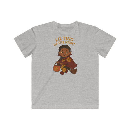 Kids Halloween Tee, Lil Ting of the Night Shirt, Spooky Costume, Autumn Apparel, Trick or Treat Shirt, Fun Kids Clothing