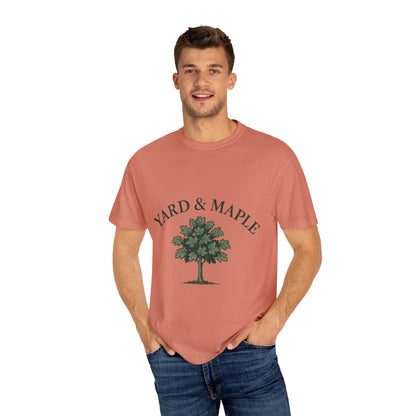 Yard & Maple Garment-Dyed T-Shirt for Nature Lovers, Comfortable Unisex Tee, Perfect for Casual Outings, Gifts for Tree Enthusiasts, [...]