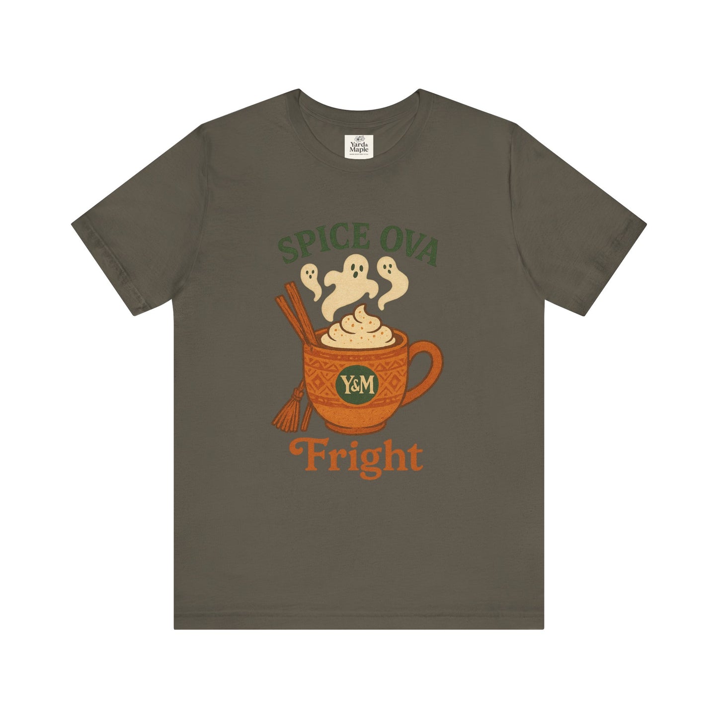 Spice Ova Fright Unisex Short Sleeve Tee | Cozy Halloween T-Shirt, Fall Celebration, Pumpkin Spice Vibes, Gift for Pumpkin Lovers, Fun [...]