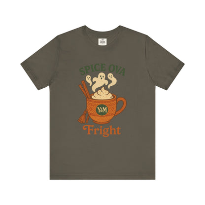 Spice Ova Fright Unisex Short Sleeve Tee | Cozy Halloween T-Shirt, Fall Celebration, Pumpkin Spice Vibes, Gift for Pumpkin Lovers, Fun [...]