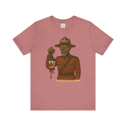 Halloween Horror Graphic Tee, Unisex Short Sleeve Shirt, Spooky Costume, Retro Graphic, Perfect for Halloween Parties, Dark Humor Apparel