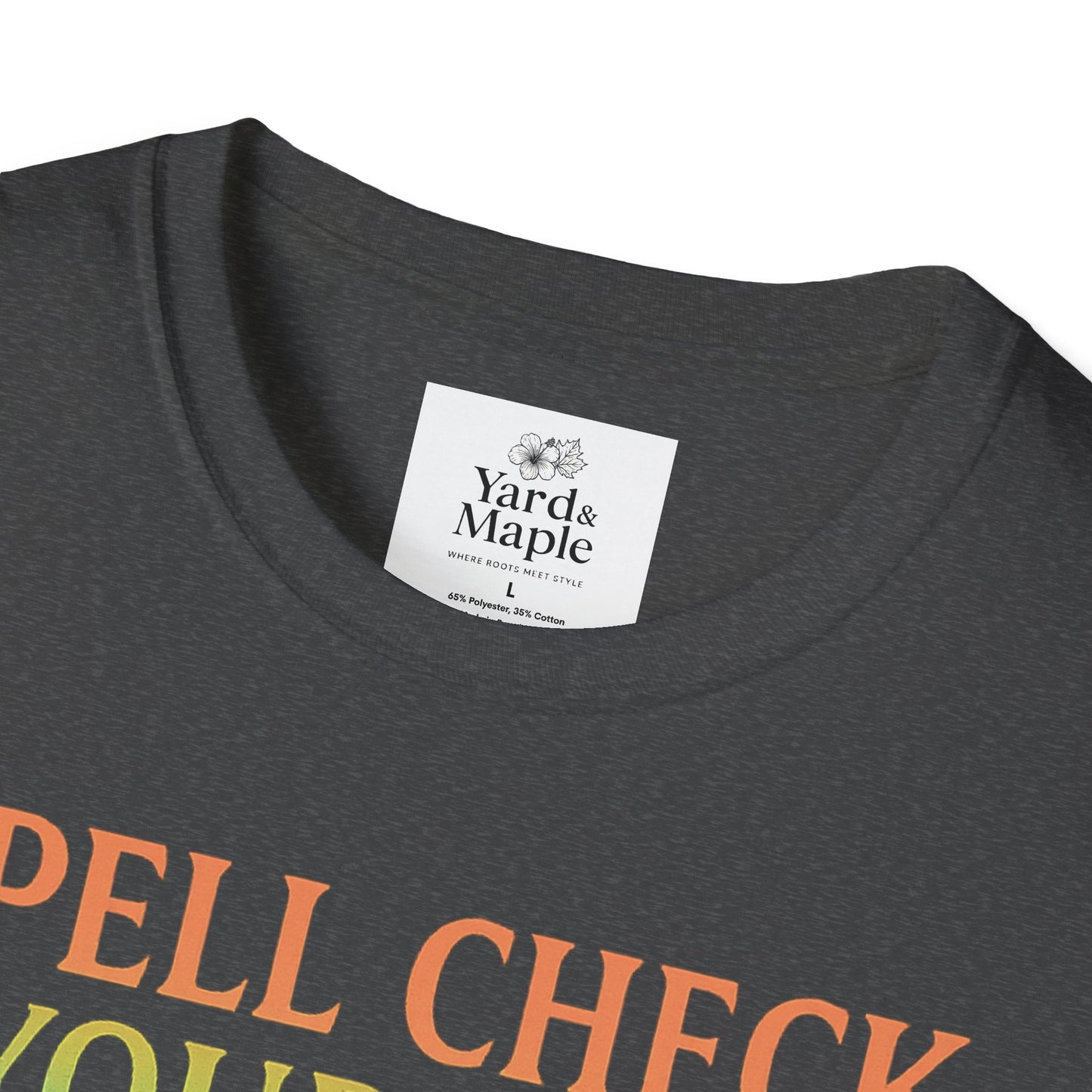 Spell Check Yourself Graphic Tee, Unisex Witch T-Shirt, Halloween Humor Top, Casual Witchy Apparel, Perfect for Spell Lovers
