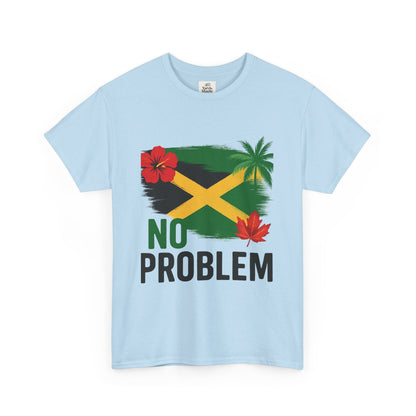 Jamaican Vibes Tee, Unisex Heavy Cotton T-Shirt with Tropical Design, Perfect for Summer and Festivals, Casual Wear, Gift Idea