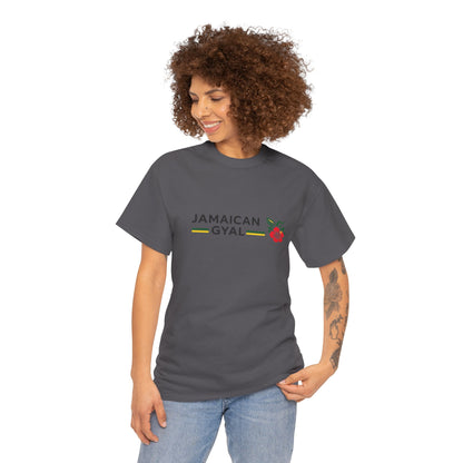 Jamaican Gyal Floral Tee - Caribbean Pride Graphic T-Shirt