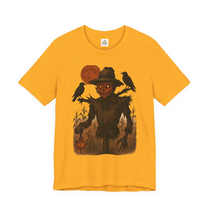 Spooky Scarecrow Graphic Tee | Unisex Halloween Shirt, Fall Fashion, Halloween Costume Tee, Scary Tee, Gift for Horror Lovers