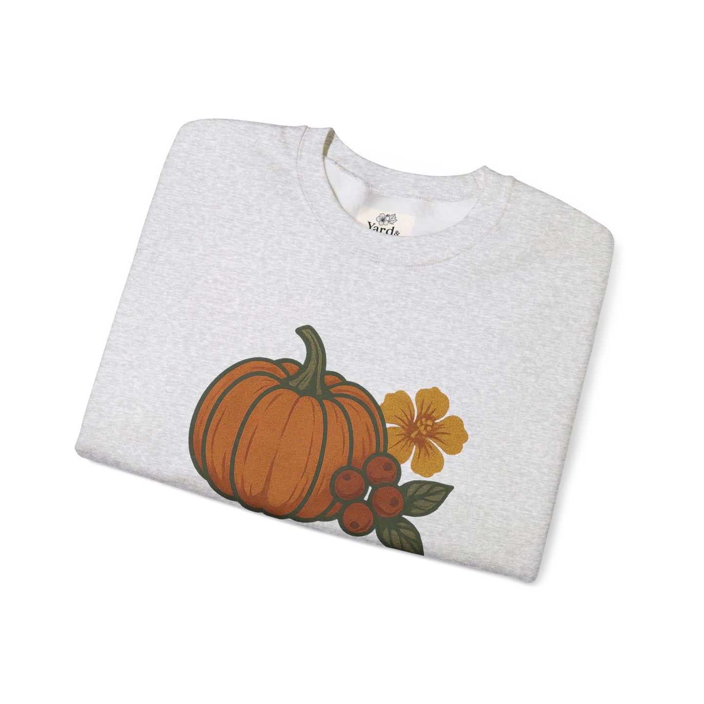 Pumpkin & Pimento Crewneck Sweatshirt, Cozy Fall Sweatshirt, Unisex Autumn Apparel, Thanksgiving Gift, Seasonal Fashion
