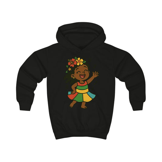 Happy Dancing Kids Hoodie, Fun Children's Sweatshirt, Vibrant Gift for Kids, Birthday Apparel, Cheerful Hooded Sweatshirt