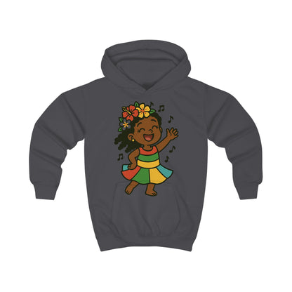 Happy Dancing Kids Hoodie, Fun Children's Sweatshirt, Vibrant Gift for Kids, Birthday Apparel, Cheerful Hooded Sweatshirt