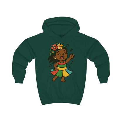 Happy Dancing Kids Hoodie, Fun Children's Sweatshirt, Vibrant Gift for Kids, Birthday Apparel, Cheerful Hooded Sweatshirt