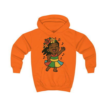 Happy Dancing Kids Hoodie, Fun Children's Sweatshirt, Vibrant Gift for Kids, Birthday Apparel, Cheerful Hooded Sweatshirt