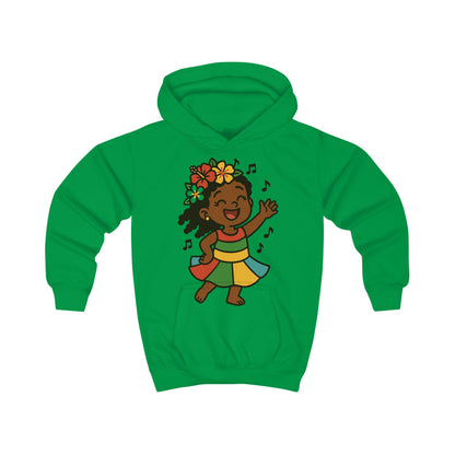 Happy Dancing Kids Hoodie, Fun Children's Sweatshirt, Vibrant Gift for Kids, Birthday Apparel, Cheerful Hooded Sweatshirt