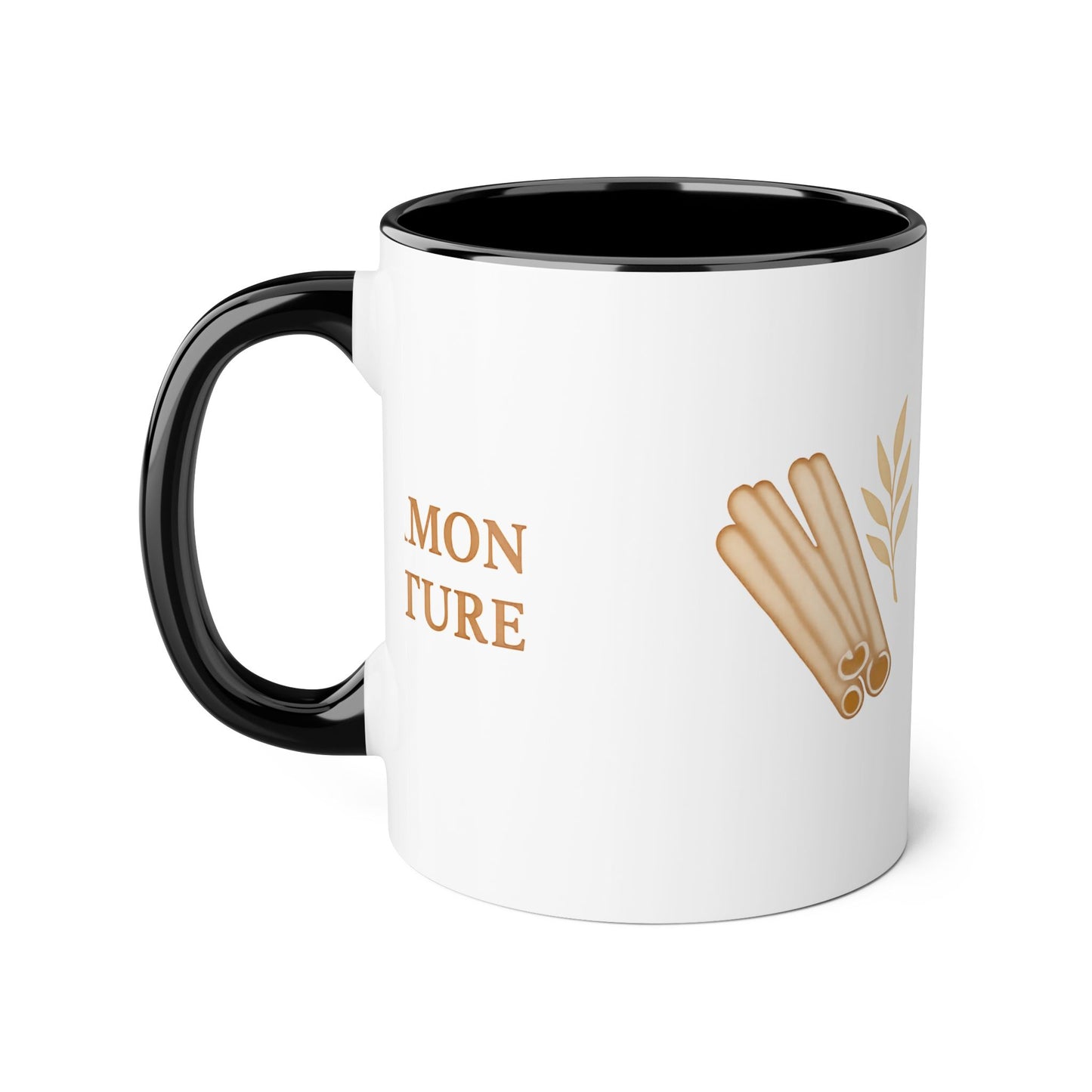 Cinnamon & Culture Accent Mug, Cozy Coffee Cup, 11oz Gift for Tea Lovers, Kitchen Decor, Warm Drink Mug, Unique Beverageware
