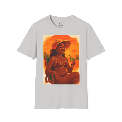 Tropical Vibes T-Shirt, Summer Graphic Tee, Vacation Outfit, Beachwear, Casual Wear, Gift for Her