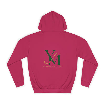Cozy Unisex College Hoodie - Yard & Maple, Casual Wear, Student Gift, Outdoor Activity Sweater, Fall Fashion