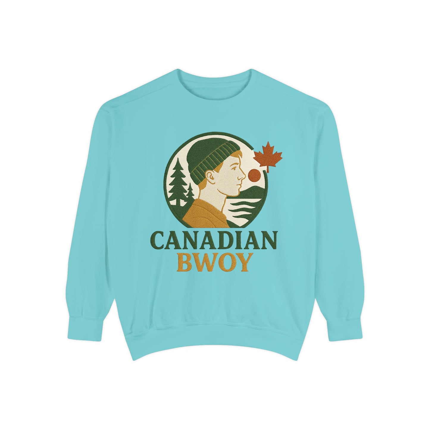 Canadian Bwoy Sweatshirt, Unisex Cozy Apparel, Gift for Canada Day, Casual Streetwear, Nature Lover Sweatshirt, Fall Fashion