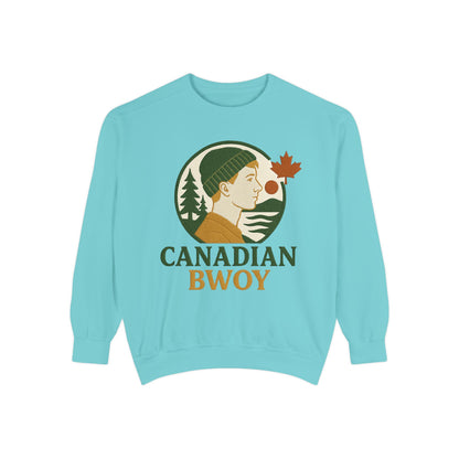 Canadian Bwoy Sweatshirt, Unisex Cozy Apparel, Gift for Canada Day, Casual Streetwear, Nature Lover Sweatshirt, Fall Fashion