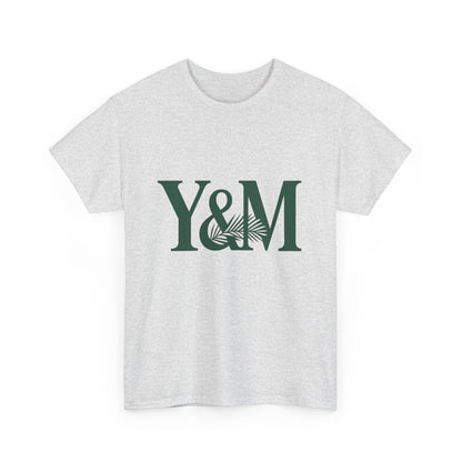 Unisex Heavy Cotton Tee with Y&M Design - Trendy Casual Wear, Gift for Friends, Comfortable Streetwear, Perfect for Any Occasion, [...]