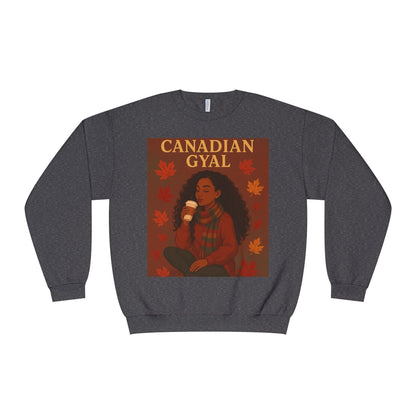 Cozy Canadian Sweatshirt, Unisex Fall Apparel, Perfect for Autumn Celebrations, Unique Gift for Her, Warm and Stylish Crewneck