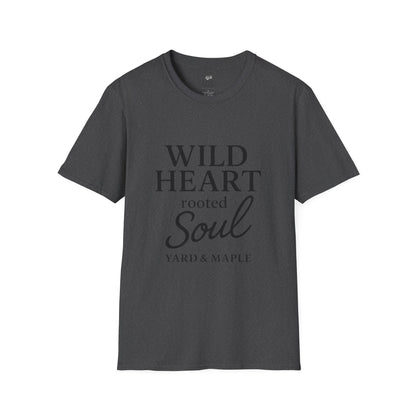 Wild Heart Unisex Softstyle T-Shirt | Inspirational Tee, Gift for Nature Lovers, Casual Wear, Birthday Gift, Boho Style