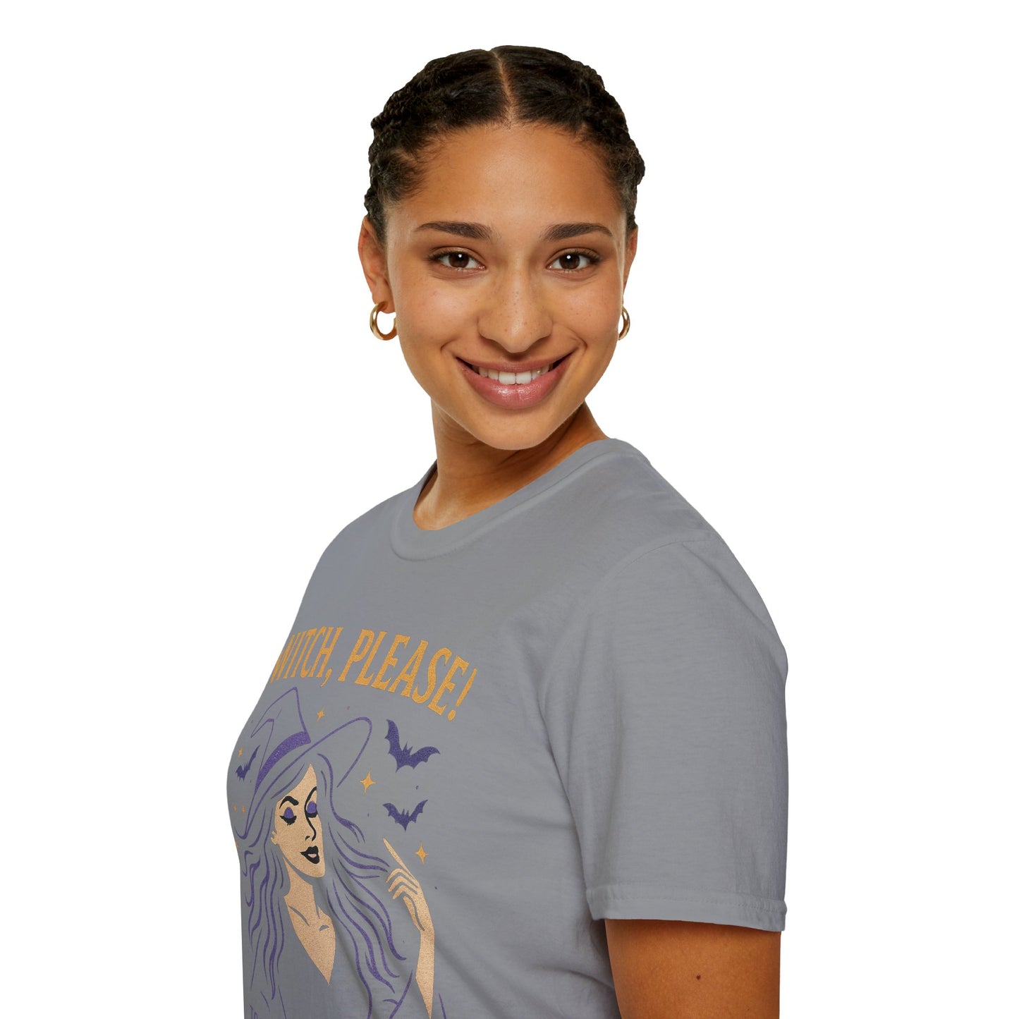 Witch Please Glam T-Shirt, Halloween Costume, Celestial T-Shirt, Gift for Her, Witchy Vibes, Boho Tee, Spooky Season Wear