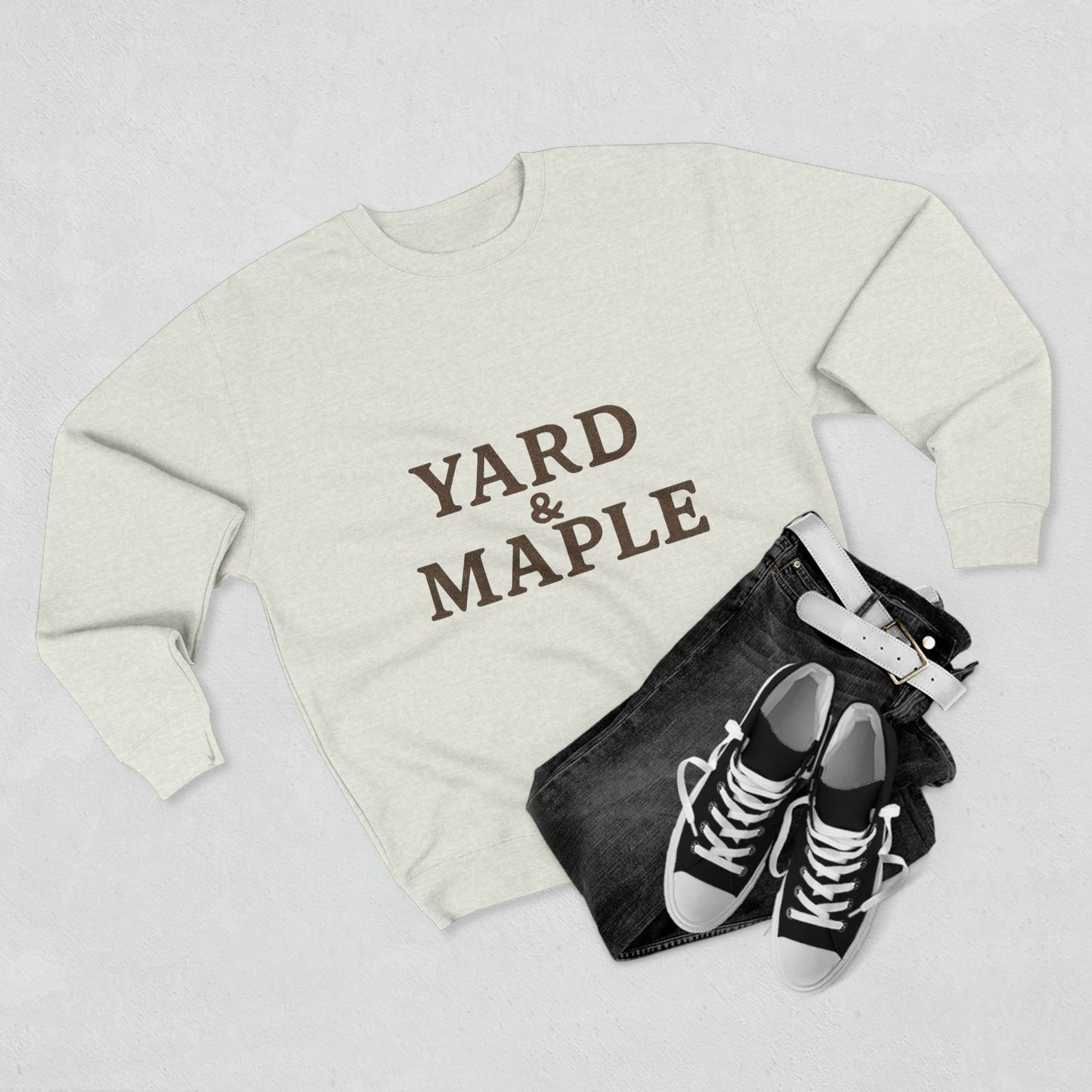 Cozy Yard & Maple Sweatshirt | Unisex Crewneck Style, Perfect for Fall, Thanksgiving, Casual Wear, Gift Idea