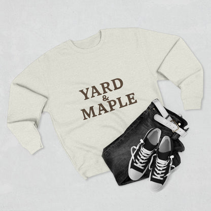 Cozy Yard & Maple Sweatshirt | Unisex Crewneck Style, Perfect for Fall, Thanksgiving, Casual Wear, Gift Idea